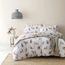 Morgan & Finch Cheshire Cats Flannelette Quilt Cover Set