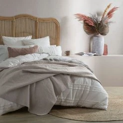 Morgan & Finch Artemida Bedspread - Stone -Morgan & Finch Shop M F Dakota QQC Artemida BS Marketing 4