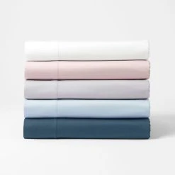 Morgan & Finch Dalton 400 TC Bamboo / Cotton Sheet Set - Sky -Morgan & Finch Shop M F Dalton SS W21 200106 R 1