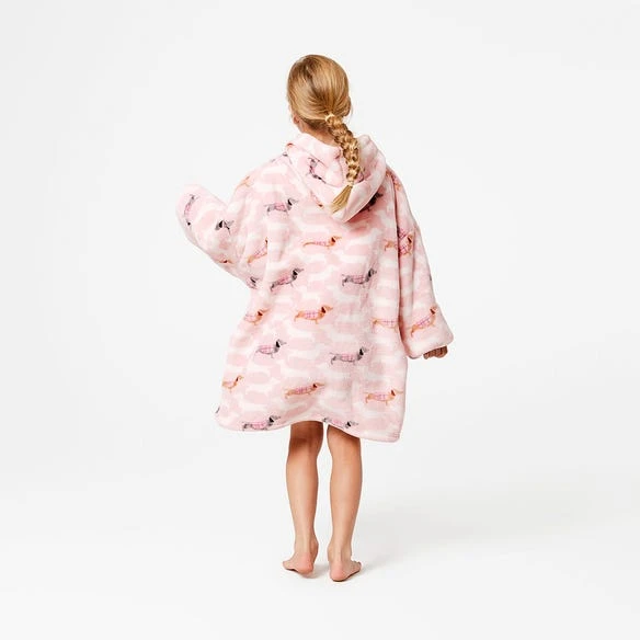 Morgan & Finch Dachsie Kids Hooded Sherpa Blanket 5 Morgan & Finch Dachsie Kids Hooded Sherpa Blanket - Image 3