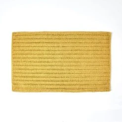 Morgan & Finch Devon Bath Mats - Mustard -Morgan & Finch Shop M F Devon Reversible BM Mustard 20481406