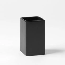 Morgan & Finch Dolomite Bathroom Accessories - Black -Morgan & Finch Shop M F Dolomite tumbler Black 13325602 1