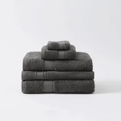 Morgan & Finch Egyptian Indulgence Towel - Granite -Morgan & Finch Shop M F Egyptian Indulgence Towels Granite 199574 R 3