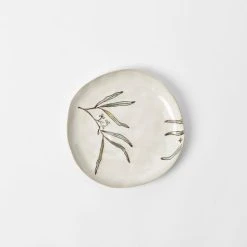 Morgan & Finch Eucalypt Dining - Ivory Green -Morgan & Finch Shop M F Eucalypt Side Plate Ivory Green 20947701