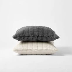 Morgan & Finch Faux Fur Cushion - Cream -Morgan & Finch Shop M F Faux Fur Cushions W20 106466 R 4