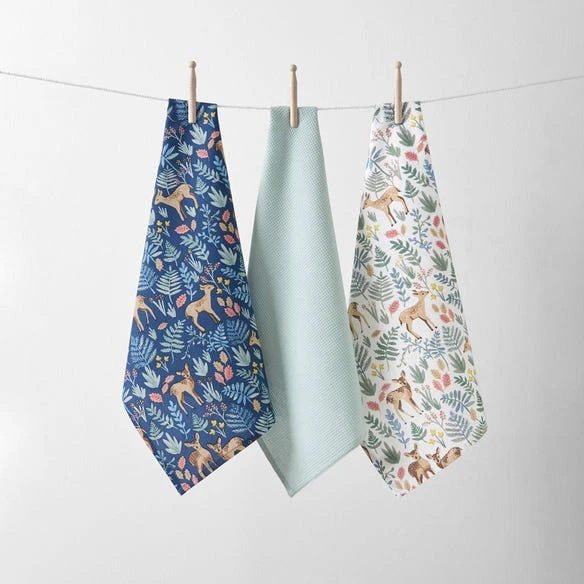 Morgan & Finch Finnigan Tea Towel Set Of 3 3 Morgan & Finch Finnigan Tea Towel Set Of 3