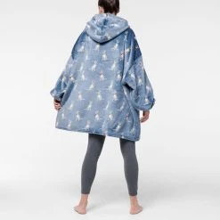 Morgan & Finch Hank Hooded Sherpa Blanket -Morgan & Finch Shop M F Hooded Sherpa Hank 21230801 Back 1