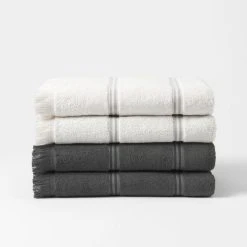 Morgan & Finch Inca Towel - Grey 11 Morgan & Finch Inca Towel - Grey -Morgan & Finch Shop M F Inca Reversible Towels 213745 R 5