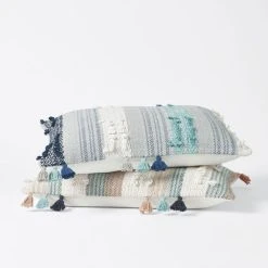 Morgan & Finch Lima Cushion - Blue Brick