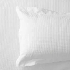 Morgan & Finch Metro Quilt Cover - White -Morgan & Finch Shop M F Metro White Detail 2 web