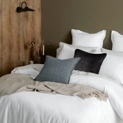 Morgan & Finch Metro Quilt Cover - White -Morgan & Finch Shop M F Metro White Marketing web