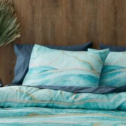 Morgan & Finch Mineral Quilt Cover -Morgan & Finch Shop M F Mineral Pillowcase