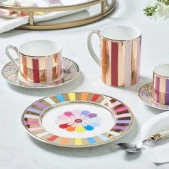 Morgan & Finch Carnival Stripe Dining -Morgan & Finch Shop M F Miss Carnival Stripe Dining 204518 R cb
