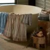 Morgan & Finch Montauk Towel - Teal Multi 2 Morgan & Finch Montauk Towel - Teal Multi -Morgan & Finch Shop M F Montauk Stripe Towels S19 20 181821 R 2