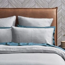 Morgan & Finch Olsen Linen/Cotton Quilt Cover - Platinum