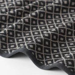 Morgan & Finch Owen Towel - Diamond -Morgan & Finch Shop M F Owen Diamond Towels Black Stone 21377801 Detail 3 1