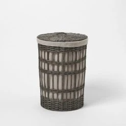 Morgan & Finch Laundry Hampers -Morgan & Finch Shop M F PP Laundry Hamper M French Grey 21026101 Copy 1