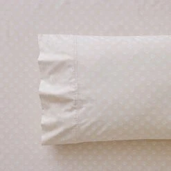 Morgan & Finch Pawsome 250 TC Cotton Sheet Set -Morgan & Finch Shop M F Pawsome Stone SS Detail SI