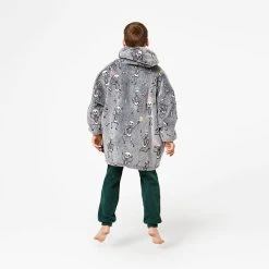 Morgan & Finch Bones Kids Hooded Sherpa -Morgan & Finch Shop M F Skeleton Glow Hooded Sherpa 02 SI