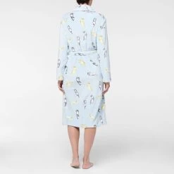 Morgan & Finch Sleepy Cats Robe 10 Morgan & Finch Sleepy Cats Robe -Morgan & Finch Shop M F Sleepy Cats Bathrobe 20911501 Back