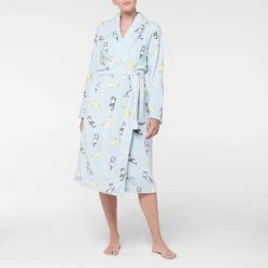Morgan & Finch Sleepy Cats Robe 11 Morgan & Finch Sleepy Cats Robe -Morgan & Finch Shop M F Sleepy Cats Bathrobe 20911501 Front