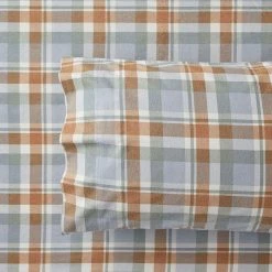 Morgan & Finch Helmsley Flannelette Sheet Set -Morgan & Finch Shop M F 2023 Helmsley Detail ECOM