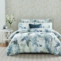 Sanderson Wisteria Falls Quilt Cover -Morgan & Finch Shop SA Wisteria Falls QQC 7